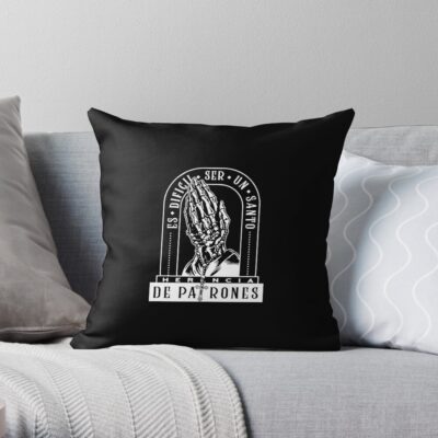 Herencia De Patrones 1 Throw Pillow Official Herencia De Patrones Merch